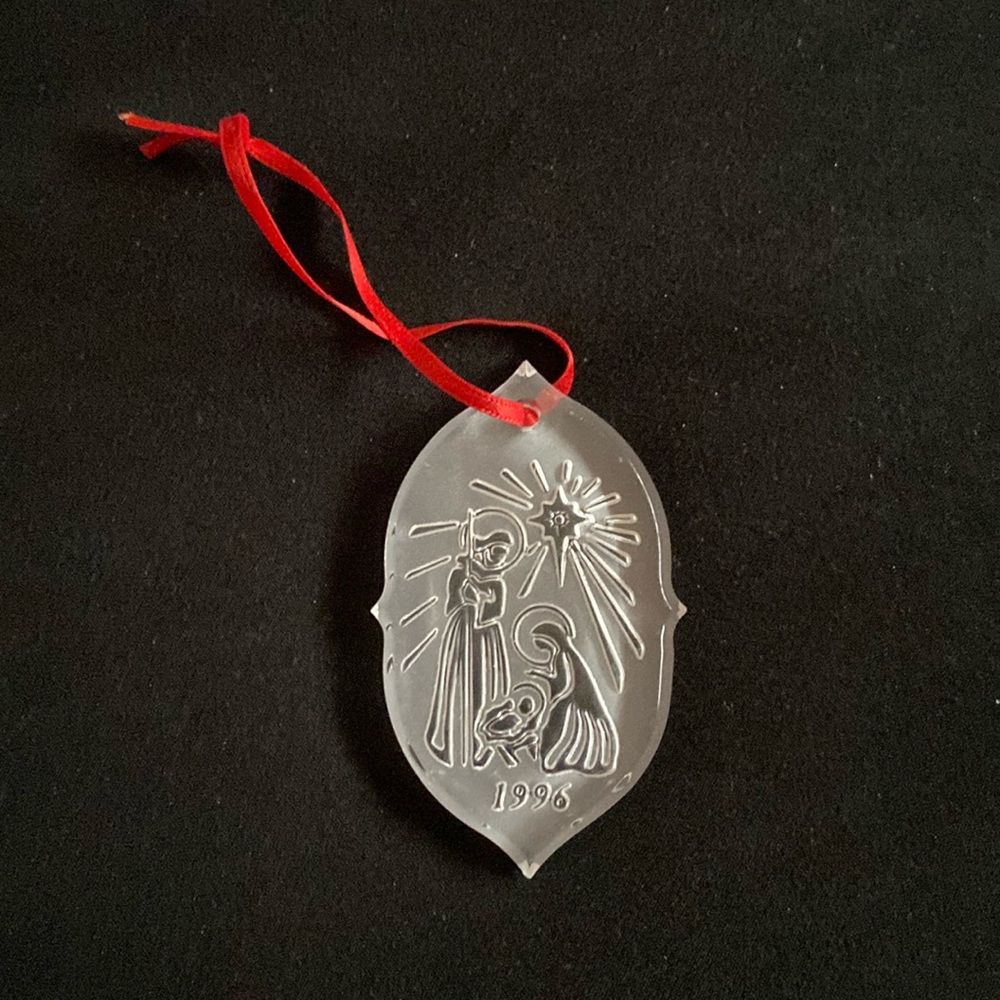 Waterford Songs of Christmas Ornament (First Edition “Silent Night” 1996)